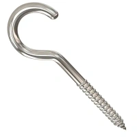 7PCS SS EYE BOLTS SCERW, This 7-piece set of heavy-duty eye hooks screws is made from rust-resistant stainless steel for durability and long-lasting use. Ideal for hanging plants, lights, ropes, wires, or DIY projects, these eye bolts provide a secure and sturdy hold on walls, ceilings, and wooden surfaces. Perfect for both home and outdoor applications.(2594)