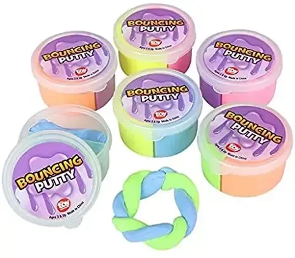 FOAM PUTTY CLAY, Bouncing Putty Dry Clay, Bounce it, Mould it , Stretch it     (2323)    