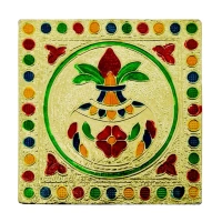 MINI BAJAT, Fancy Wooden Designer Bajot – Traditional Handcrafted Pooja Chowki for Home Decor(1626)