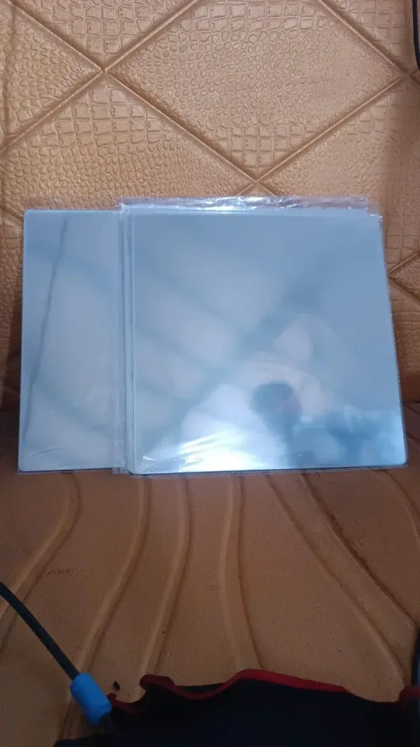 ACRYLIC MIRROR 30*30 CM,  Shatterproof Lightweight Plastic Mirror for Home Wall Décor, DIY Crafts, Gym Glass, Bathroom, Living Room, Office, and Event Decoration  (2197)