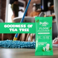 50G TEA TREE FLOOR CLEANER, Concentrated Floor Cleaner Sachet 50g – Tea Tree Fragrance | Quick-Dry, Streak-Free Shine for Tiles, Marble, Granite, Vinyl & Laminate(2697)