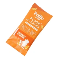 50G ORANGE FLOOR CLEANER, Concentrated Floor Cleaner Sachet 50g – Orange Fresh Fragrance | Quick-Dry, Streak-Free Shine for Tiles, Marble, Granite, Vinyl & Laminate(2698)
