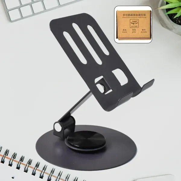 METAL MOBILE STAND,Foldable Metal Mobile Stand | Adjustable Phone Holder for Desk, Table & Travel Use | Universal Stand for Smartphones & Tablets(2467)