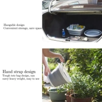 FOLDING BUCKET, Collapsible Folding Bucket – Portable & Space-Saving Utility Pail with Sturdy Handle for Cleaning, Car Wash, Gardening, Camping & Travel(2748)