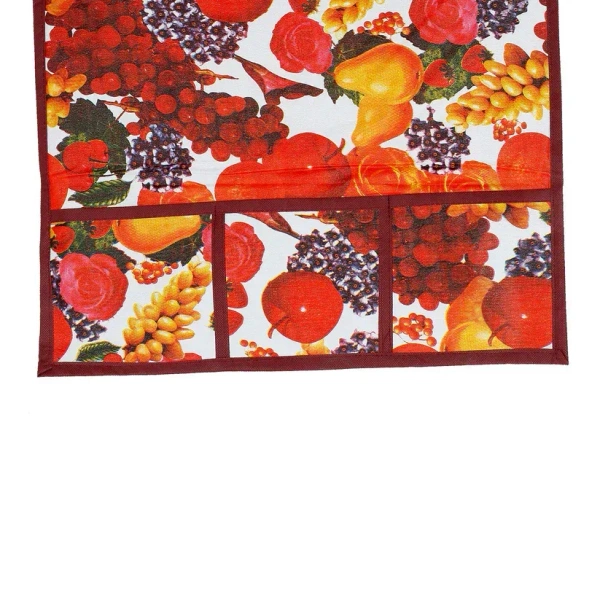 FRIDGE TOP COVER, Fridge Top Cover – Dustproof, Waterproof & Decorative Protector with Storage Pockets(2116)