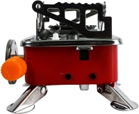 MINI GAS STOVE, Mini Square Camping Stove – Portable Outdoor Gas Burner for Hiking, Backpacking & Emergency Use(2438)