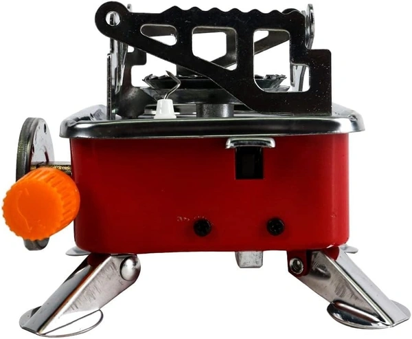 MINI GAS STOVE, Mini Square Camping Stove – Portable Outdoor Gas Burner for Hiking, Backpacking & Emergency Use(2438)