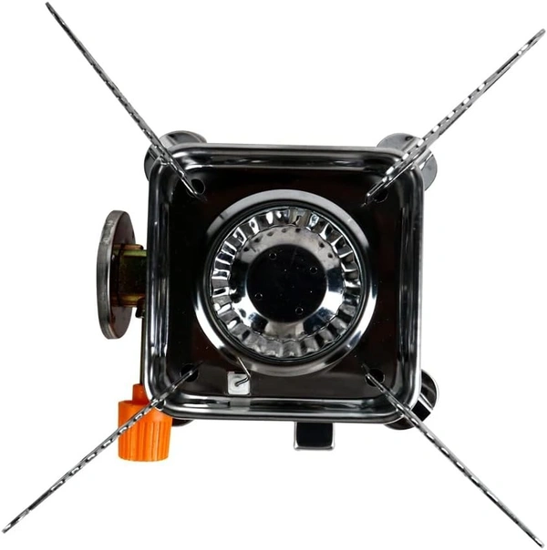 MINI GAS STOVE, Mini Square Camping Stove – Portable Outdoor Gas Burner for Hiking, Backpacking & Emergency Use(2438)