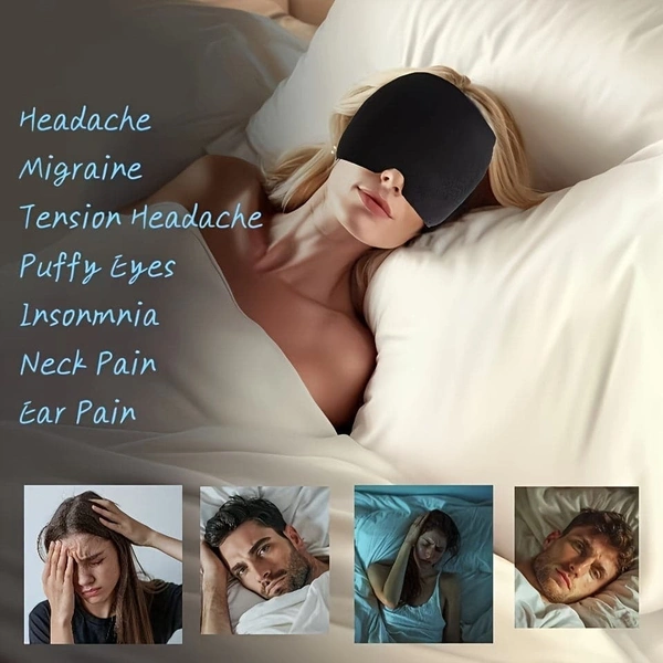 MIGRAINE RELIEF CAP, Migraine Relief Cap – Soothing Headache & Stress Relief Therapy(2141)