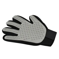 PET GROOMING GLOVE, Grey Multipurpose Cleaning Gloves – Reusable Household & Kitchen Gloves for Dishwashing, Utensil Cleaning, Bathing & More(2508)
