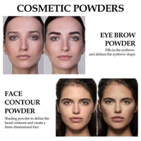 HAIR LINE POWDER BLACK, Hairline Powder Stick (Black) – Instant Root Touch-Up & Thicker Hair Look(2143)