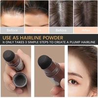 HAIR LINE POWDER BLACK, Hairline Powder Stick (Black) – Instant Root Touch-Up & Thicker Hair Look(2143)