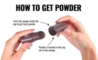 HAIR LINE POWDER BLACK, Hairline Powder Stick (Black) – Instant Root Touch-Up & Thicker Hair Look(2143)