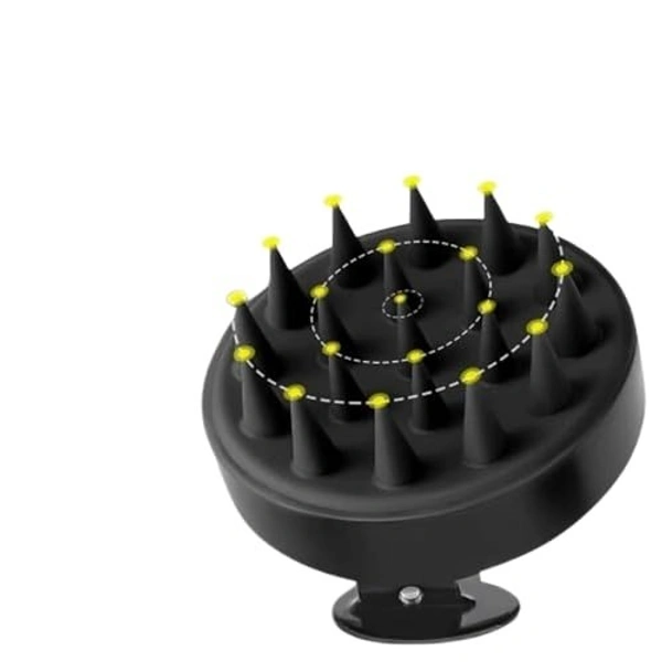 SILI HEAD MASSAGER, Hair Scalp Massager Brush | Silicone Head Massager for Shampoo, Shower & Hair Care(1217) - 