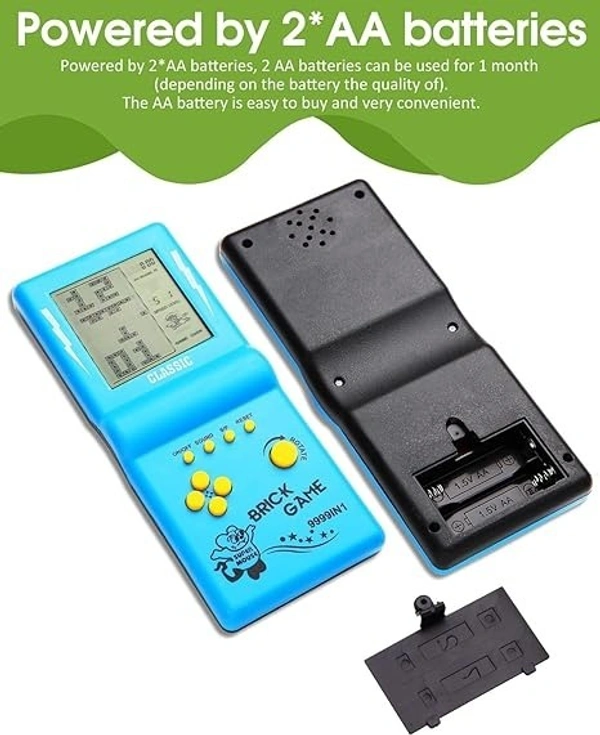 KH-9999 BRICK GAME, Handheld Brick Game 9999-In-1 Video Game for Kids Play Gift Boys/ Girls and Gifts   (2322)        