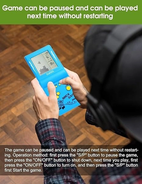 KH-9999 BRICK GAME, Handheld Brick Game 9999-In-1 Video Game for Kids Play Gift Boys/ Girls and Gifts   (2322)        
