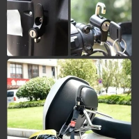HELMET LOCK,Universal Motorcycle Hook Lock | Heavy-Duty Anti-Theft Lock for Motorbikes, Scooters & Street Bikes | High-Performance Security Lock(2707)