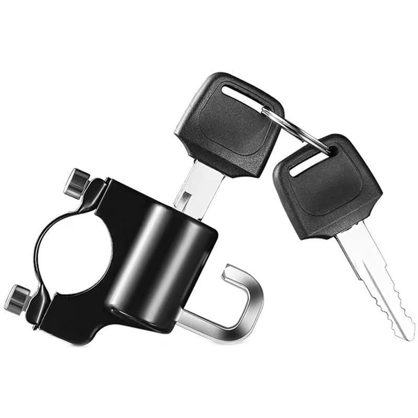 HELMET LOCK,Universal Motorcycle Hook Lock | Heavy-Duty Anti-Theft Lock for Motorbikes, Scooters & Street Bikes | High-Performance Security Lock(2707)