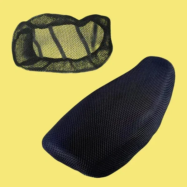 CUSHION SEAT COVER, Heavy Cushion Seat Cover Scooty Seat Cover Bike Seat Cover, Comfortable Scooty & Bike Seat Cover for Daily Riding   (2224) - Black, Pack of 1