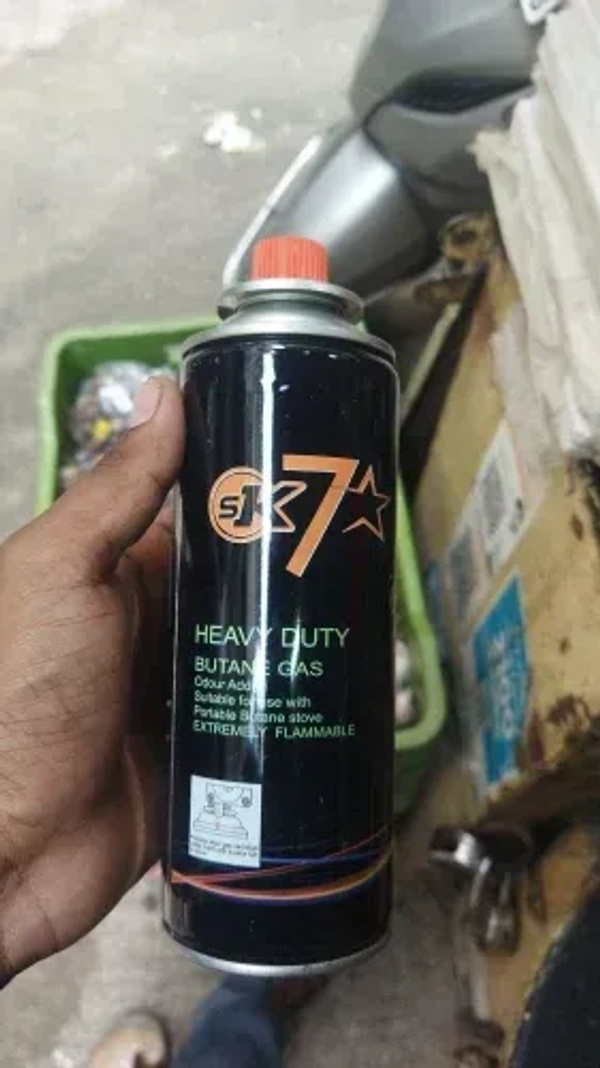 STOVE GAS BOTTLE, Seven Star Heavy Duty Butane Gas Bottle 1Bottle(2458)