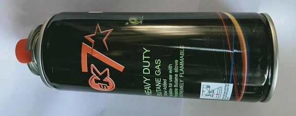 STOVE GAS BOTTLE, Seven Star Heavy Duty Butane Gas Bottle 1Bottle(2458)