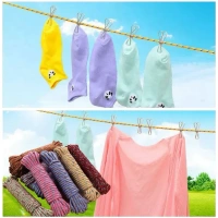 10MTR CLOTH DRYING ROPE, 0M Heavy-Duty Nylon Clothesline Rope – Portable & Sturdy for Outdoor, Indoor, Camping(1604)