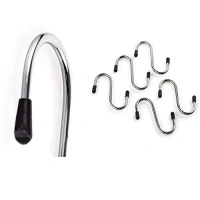 5PCS S SHAPE HOOK, Heavy Duty S-Shaped Stainless Steel Hanging Hooks - 5 pcs(2405)