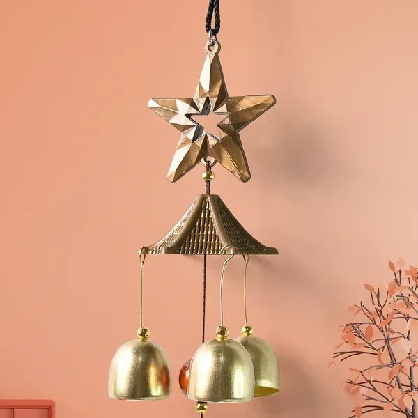 WIND CHIMES STAR, Elegant Metal Wind Chimes for Home & Garden – Outdoor Hanging Decorative Chimes with Soothing Tones for Balcony, Patio & Indoor Decor(2491)
