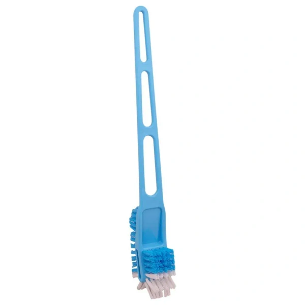 TOILET BRUSH PLASTIC, Plastic Double Hockey Toilet Brush, Plastic Double Hockey Toilet Brush – Deep Cleaning Bathroom Tool  (2162)
