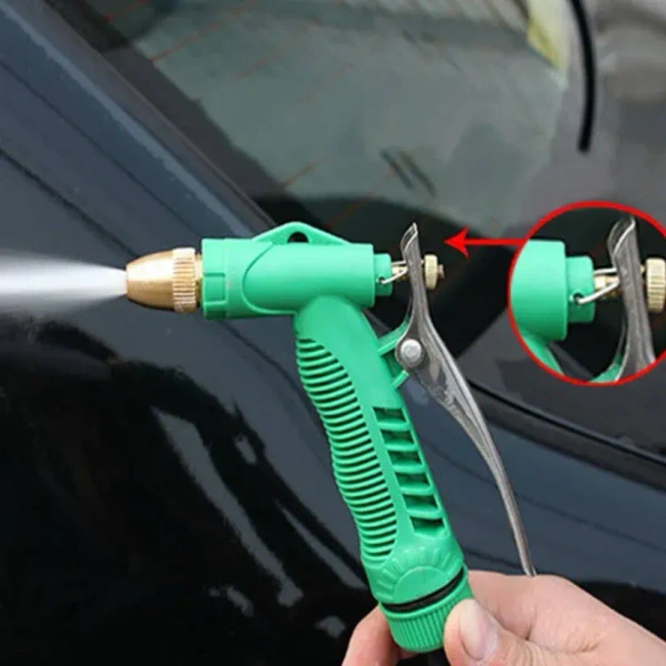 SPRAY GUN NOZZEL METAL, Durable Hose Nozzle Water Lever Spray Gun(725)