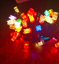 35FT FAN LED-MN242, Fan Shape LED String Lights – Approx 10.5 Meter Diwali Decorative Lights for Home, Festival, Wedding & Outdoor Décor(89)
