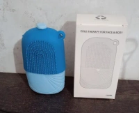 ICE FACE ROLLER SCRUBBER, Reusable Silicone Ice Roller & Face Scrubber – Cooling Facial Massager for Glowing Skin, Depuffing, Redness Relief & Tightening (1 Pc)(2666)