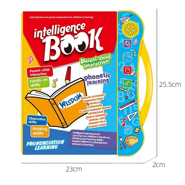 3101 STUDY BOOK, Intelligence Book for Kids, Interesting Preschool Learning Book, Kids English Reading Book with Sound & Music, English Letter and Word Learning Audio Book, Learning Book for Kid 3+ Years Old    (2321)      
