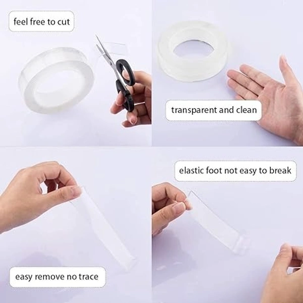 IVY GRIP TAP, Adhesive Grip Tape | Double Sided Foam Grip Tape, Transparent  (206)