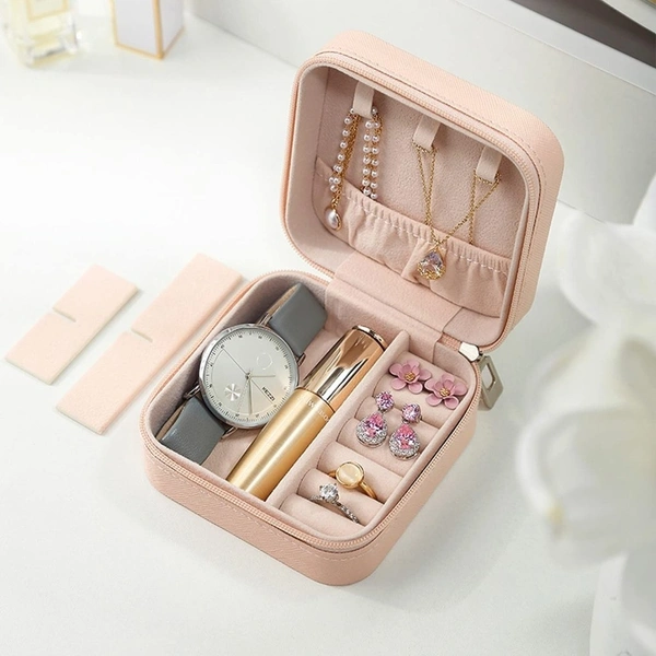 Shop99Variety "MINI JEWELLERY BOX - PU Mini Jewellery Box Jewelry Organiser cosmetic Bags" (2003)