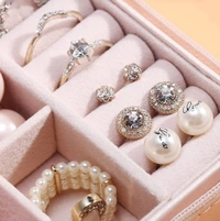 "MINI JEWELLERY BOX - PU Mini Jewellery Box Jewelry Organiser cosmetic Bags" (2003)