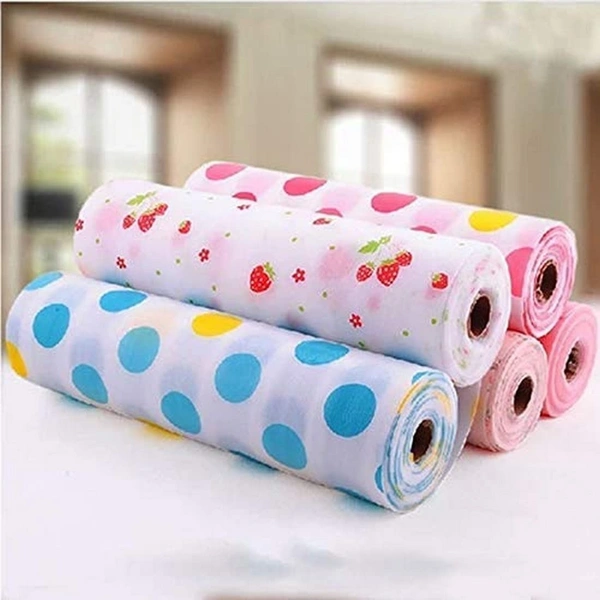 KITCHEN MAT 45*300CM,Antibacterial Waterproof Drawer & Shelf Liner Roll – 45x300 cm | Non-Slip Foam Mat for Kitchen, Wardrobe & Cabinet (Multicolour)(2433)