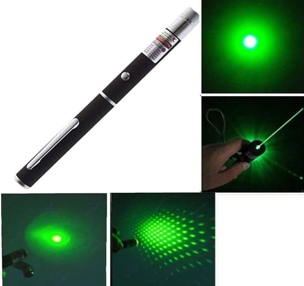 GREEN LASER LIGHT L l Multipurpose Unique Powerful Green Laser Light Pen | Adjustable Cap | Green Laser Pointer  (2040)