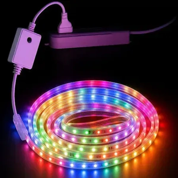 10M RGB ROPE LIGHT, 10M Running LED Rope Strip Light – Multicolor Decorative Lighting for Home, Parties & Events(27)