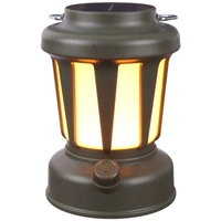 LY18 CAMPING LANTERN, Solar Camping Lamp LY18 – Portable Green LED Lantern with Handle for Outdoor & Emergency Use(2535)