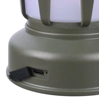 LY18 CAMPING LANTERN, Solar Camping Lamp LY18 – Portable Green LED Lantern with Handle for Outdoor & Emergency Use(2535)