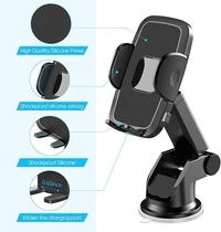 MOBILE CAR HOLDER 3463, Adjustable Car Mobile Holder | 360° Rotating Dashboard & Windshield Phone Mount | Universal Cradle for All Smartphones(2481)