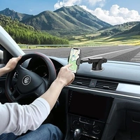 MOBILE CAR HOLDER 3463, Adjustable Car Mobile Holder | 360° Rotating Dashboard & Windshield Phone Mount | Universal Cradle for All Smartphones(2481)