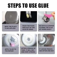 AB METAL REPAIR TUBE, Magic Metal Mending, Cold Weld Metal Repair Paste Adhesive Gel, Ab Strong Glue Universal Metal Plastic Weld Repair Glue Aluminum,Welding Glue(2417) - 