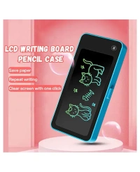 EN71 DRAWING PEN SET, Magical Unique Pencil Box with LCD Screen Writing Pen with Erase Button and Birthday Party Return Gift, Pencil Box for Kids   (2319)      
