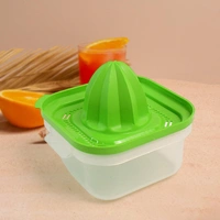 PLASTIC ORANGE JUICER, Apex Manual Hand Press Orange Juicer | Portable Citrus Squeezer with Strainer & Juice Collector – Food Grade Plastic(2665)