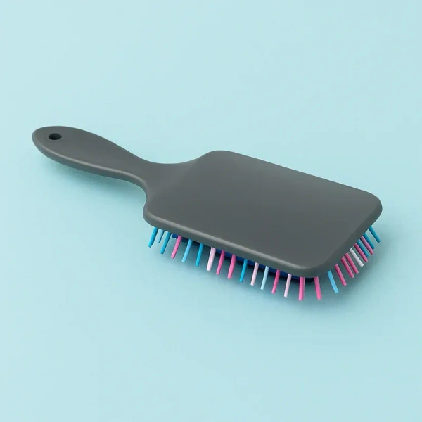 MASSAGE HAIR BRUSH, Massage Hair Brush – Scalp Massager Comb for Hair Growth & Detangling (1 Pc)(2576)