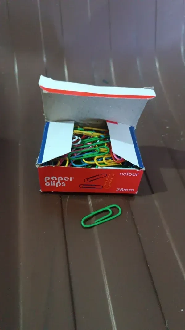 U PAPER CLIP 100PCS, Metal U Shape Paper Pin / Clip 28 mm (100 Pcs Set)   (2359)        