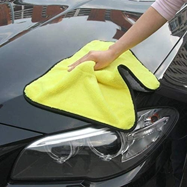 3PCS CAR TOWEL MICROFIBER CLEANING, Microfiber Cleaning Cloth 40x40 cm – Multipurpose Car, Bike, Kitchen & Home Cleaning Towel | Super Absorbent & Lint-Free Wash Cloth for Polishing & Detailing (818)
