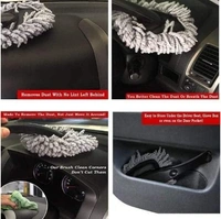 MICROFIBER MINI DUSTER, Mini Car Duster | Soft Microfiber Car Dash Duster Brush for Cleaning, Home, Kitchen & Computer Dusting Tool (138)